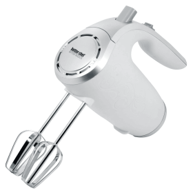 Better Chef 5-Speed 150W Hand Mixer with Silver Accents and Storage Clip Better Chef 5-Speed 150W Hand Mixer with Silver Accents and Storage Clip