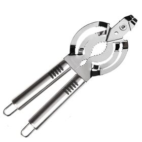 1pc, Can Opener, 304 Stainless Steel Jar Opener, All Metal Construction Adjustable Jar Opener, Can Bottle Opener Gripper, For Weak Hand, Elderly 1pc, Can Opener, 304 Stainless Steel Jar Opener, All Metal Construction Adjustable Jar Opener, Can Bottle Opener Gripper, For Weak Hand, Elderly