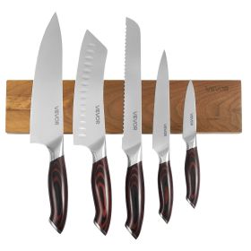 VEVOR Kitchen Knife Set, 6 Piece High Carbon Stainless Steel Sharp Knife Set, Professional Kitchen Cutlery with Ergonomic Crack-Resistant Handle VEVOR Kitchen Knife Set, 6 Piece High Carbon Stainless Steel Sharp Knife Set, Professional Kitchen Cutlery with Ergonomic Crack-Resistant Handle
