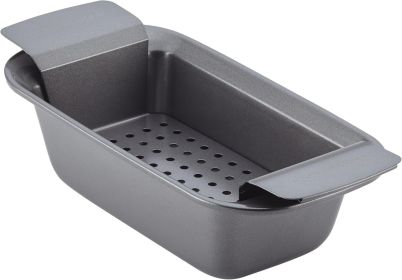 Bakeware Meatloaf/Nonstick Baking Loaf Pan with Insert, 9 Inch x 5 Inch, Gray Bakeware Meatloaf/Nonstick Baking Loaf Pan with Insert, 9 Inch x 5 Inch, Gray