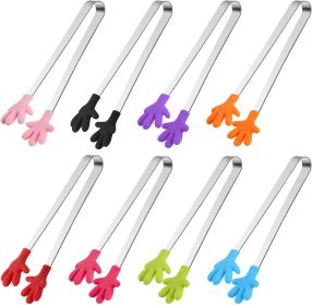Small Tongs, 5.1 Inch Mini Tongs for Kids, Cute Kitchen Gadgets for Serving Candy, Appetizers, Snack, Chip, Pickle, Fruit, Ice Cube Small Tongs, 5.1 Inch Mini Tongs for Kids, Cute Kitchen Gadgets for Serving Candy, Appetizers, Snack, Chip, Pickle, Fruit, Ice Cube