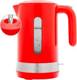 Electric Kettle, 1500W Fast Boiling Heater for Coffee or Tea, BPA Free, Easy to Fill Lid, Water Level Window, Auto Shut-Off Electric Kettle, 1500W Fast Boiling Heater for Coffee or Tea, BPA Free, Easy to Fill Lid, Water Level Window, Auto Shut-Off