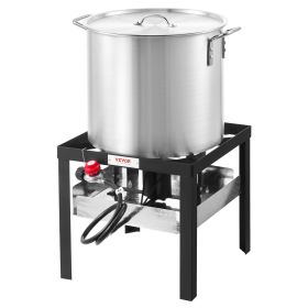 100 Qt Seafood Boiling Kit with Strainer Outdoor Crab Crawfish Cooking Pot 100 Qt Seafood Boiling Kit with Strainer Outdoor Crab Crawfish Cooking Pot