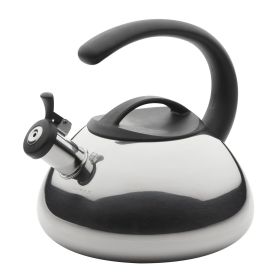 Stainless Steel Whistling Tea Kettle, 2.3 Quart, Silver Stainless Steel Whistling Tea Kettle, 2.3 Quart, Silver