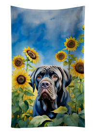 Neapolitan Mastiff in Sunflowers Kitchen Towel