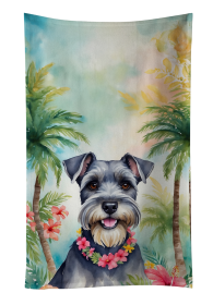 Schnauzer Luau Kitchen Towel