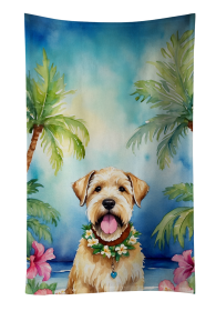 Wheaten Terrier Luau Kitchen Towel