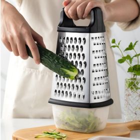 4 Sides Cheese Melon Cucumber Vegetables Box Grater Food Planing Potato Stainless Steel Multifunctional Ginger Slicer 4 Sides Cheese Melon Cucumber Vegetables Box Grater Food Planing Potato Stainless Steel Multifunctional Ginger Slicer